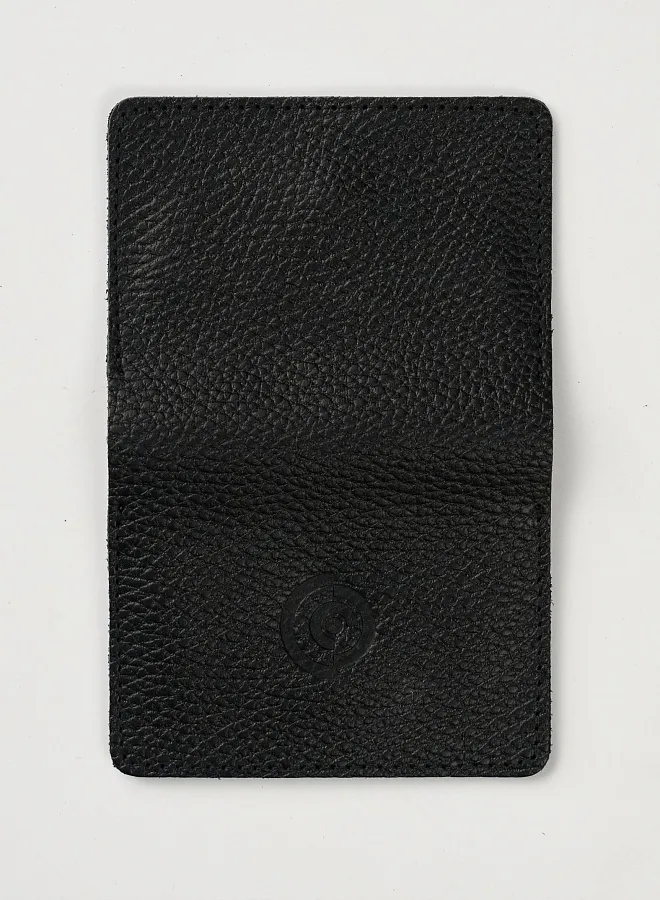 Картхолдер на кнопке черный