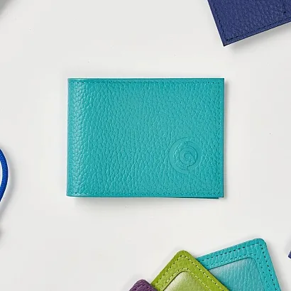 Обложка студбилет голубая