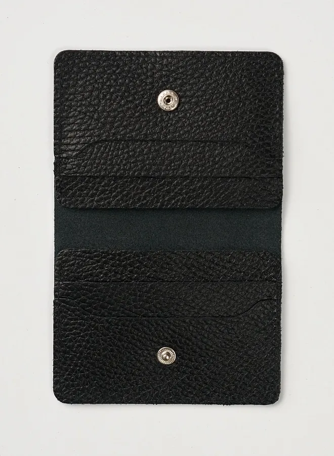 Картхолдер на кнопке черный