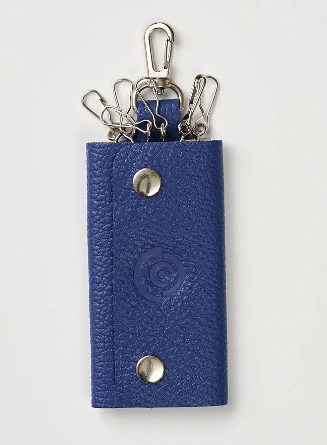 Ключника на кнопке синяя 