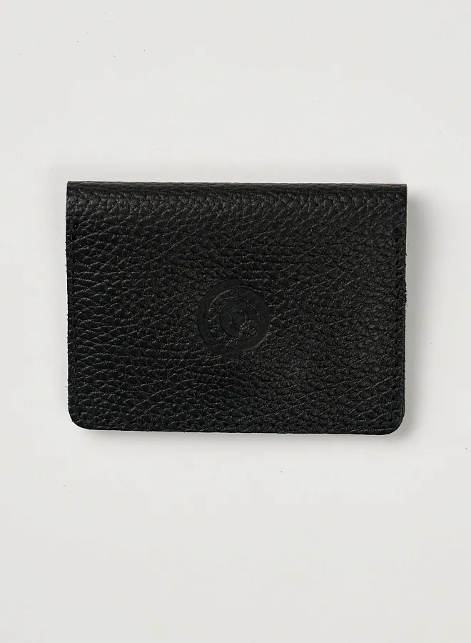 Картхолдер на кнопке черный