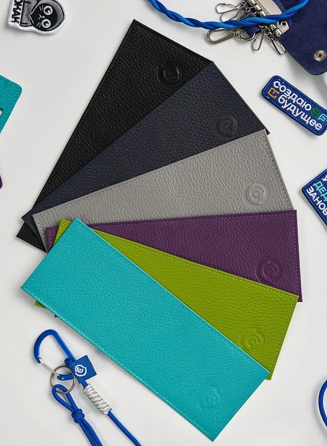 Обложка студбилет голубая